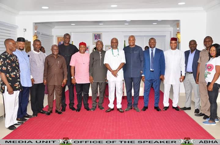 AbiaPoly Alumni Association Visits Abia Speaker, Requests for Collaboration to Move Institution Forward