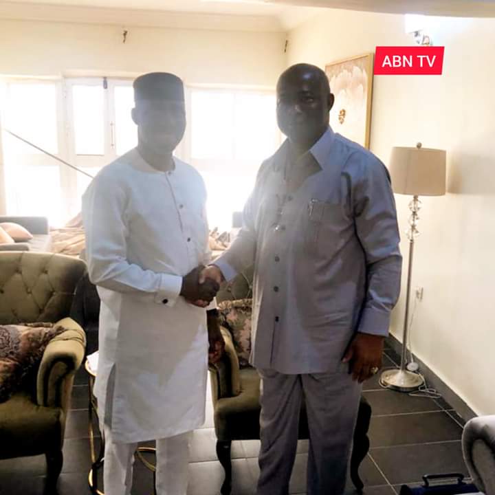 Rochas Son-In-Law Uche Nwosu Visits Hope Uzodinma, Strikes Deal With New Imo Governor
