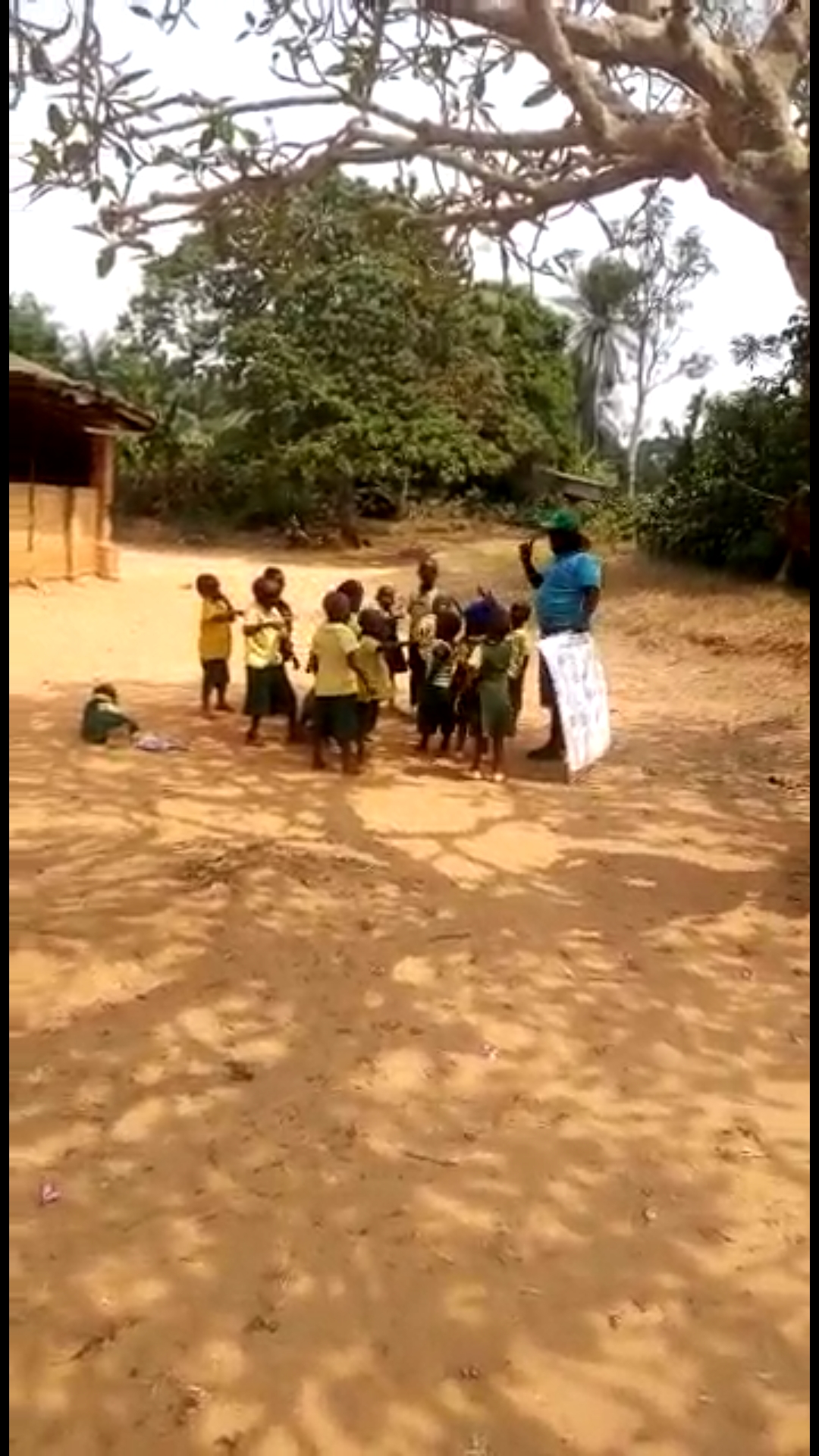Meet Abia community school where children learn under tree without seats