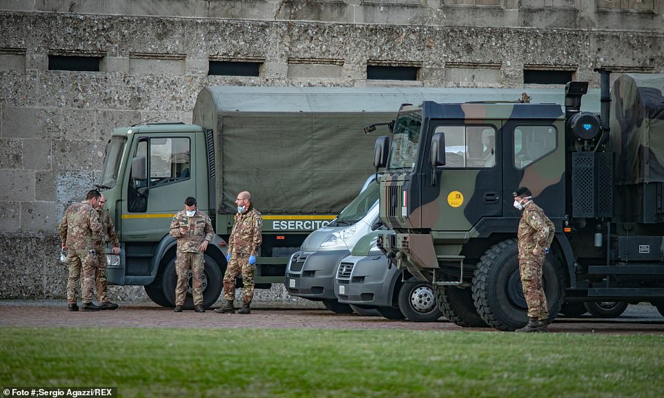 Dead Coronavirus Victims In Italy Carried By Military Trucks