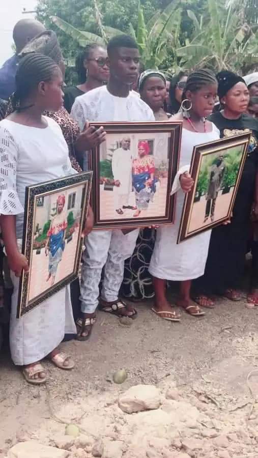 Rivers Of Tears As Couple Killed In Presence Of Their Children In Umuahia Laid to Rest (Photos)