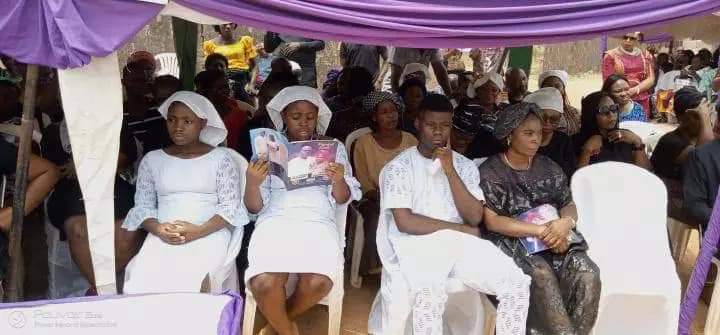 Rivers Of Tears As Couple Killed In Presence Of Their Children In Umuahia Laid to Rest (Photos)