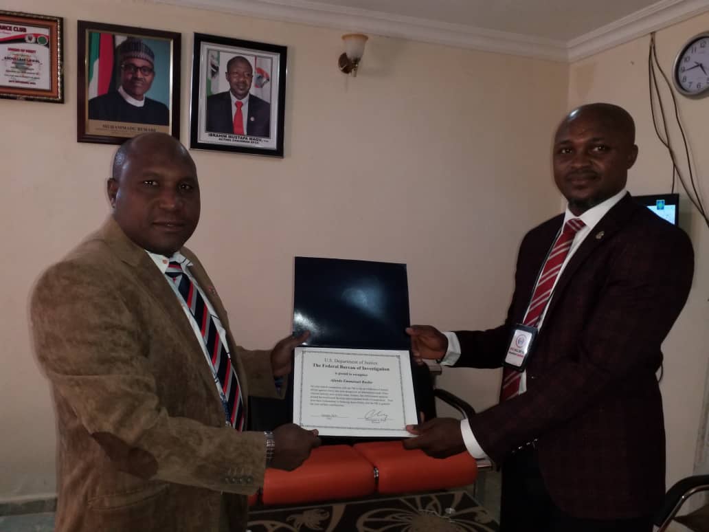 Operation Rewired: 4 EFCC Operatives Receive FBI Recognition in Sokoto [PHOTOS]