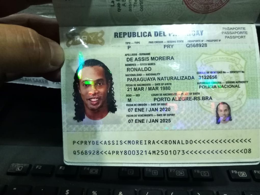 Ronaldinho Arrested Over Fake Passport Claims