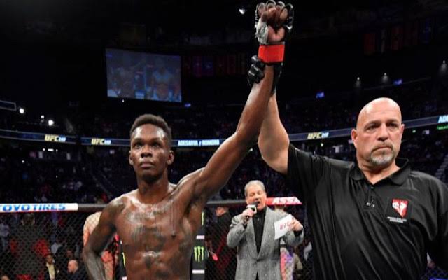 BREAKING: Israel Adesanya Beats Yoel Romero, Retains Middleweight Title (Photos+Video)