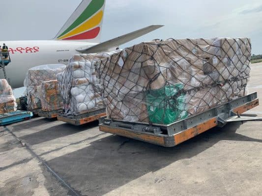 Coronavirus: Chinese Billionaire Jack Ma’s Medical Supplies Arrive Nigeria (PHOTOS)