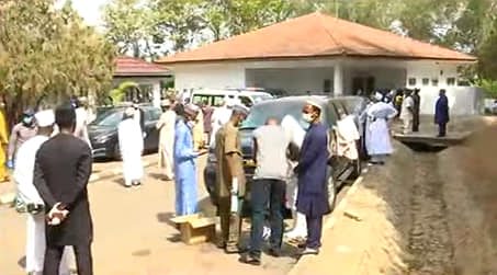 Abba Kyari’s Body Arrives Defence Guest House In Maitama, Abuja [Photos, Video]