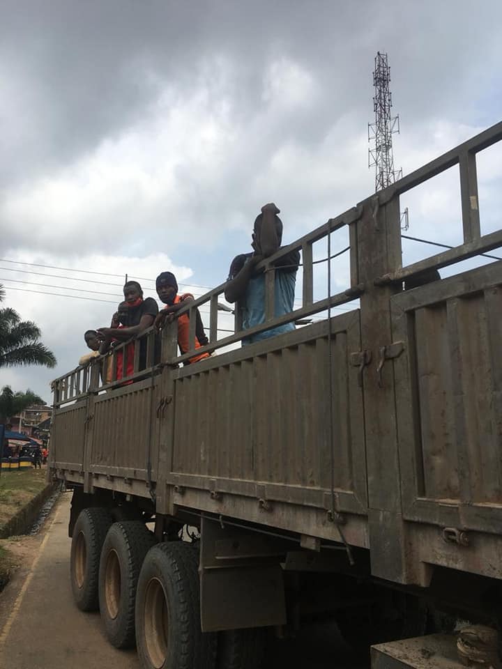 Dangote Truck Carrying About 30 Travellers To North Intercepted In Abia