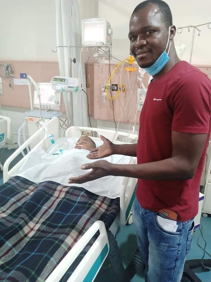 INDIAN DOCTORS SAVE LIFE OF NIGERIAN ODINAKA EMMANUEL AFTER SUCCESSFUL GASTRIC CANCER SURGERY (Photos)