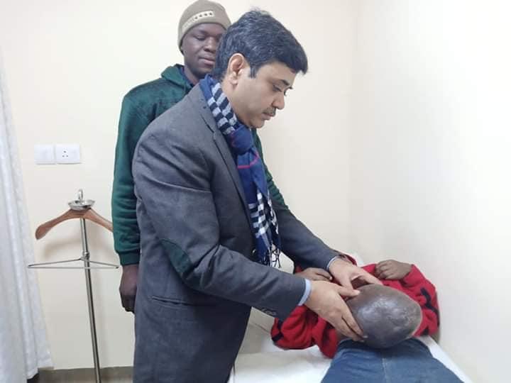 INDIAN DOCTORS SAVE LIFE OF NIGERIAN ODINAKA EMMANUEL AFTER SUCCESSFUL GASTRIC CANCER SURGERY (Photos)