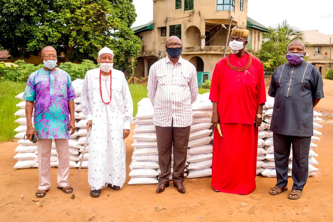 Jubilation As Don Lulu Floods Abia Community With Food Palliatives (Photos)