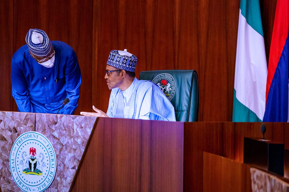 Buhari Presides Over FEC Online, Appoints Ibrahim Gambari [Photos, Video]