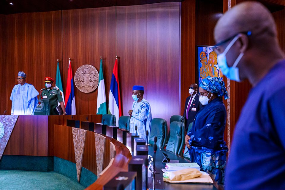 Buhari Presides Over FEC Online, Appoints Ibrahim Gambari [Photos, Video]