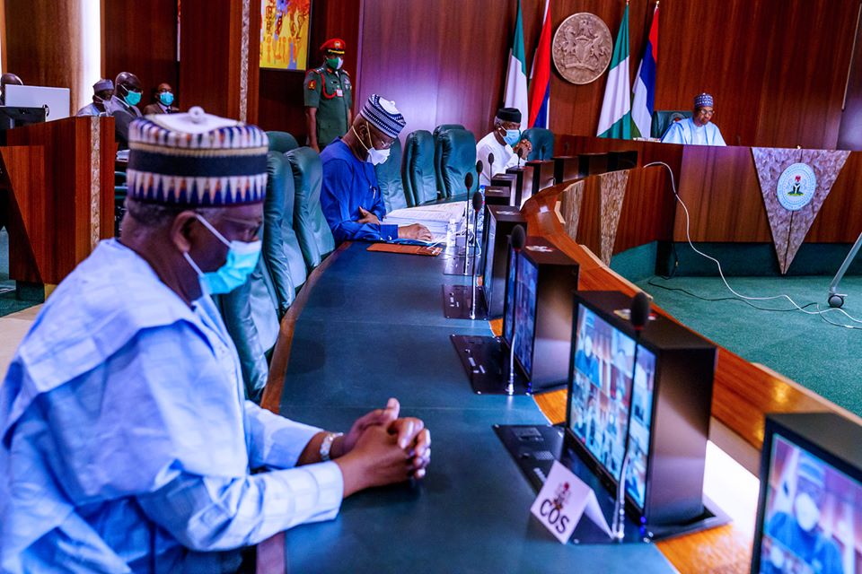 Buhari Presides Over FEC Online, Appoints Ibrahim Gambari [Photos, Video]