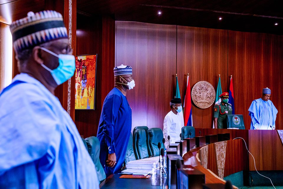 Buhari Presides Over FEC Online, Appoints Ibrahim Gambari [Photos, Video]