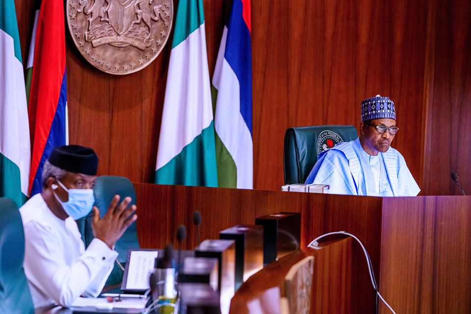 Buhari Presides Over FEC Online, Appoints Ibrahim Gambari [Photos, Video]