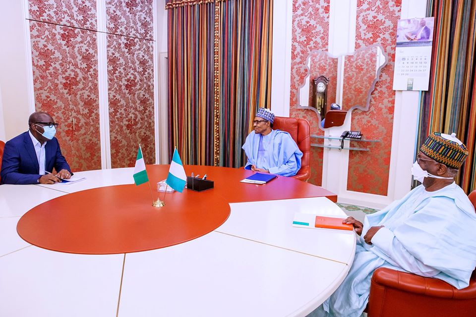 Buhari, Gov. Obaseki Meet At Aso Rock (PHOTOS)
