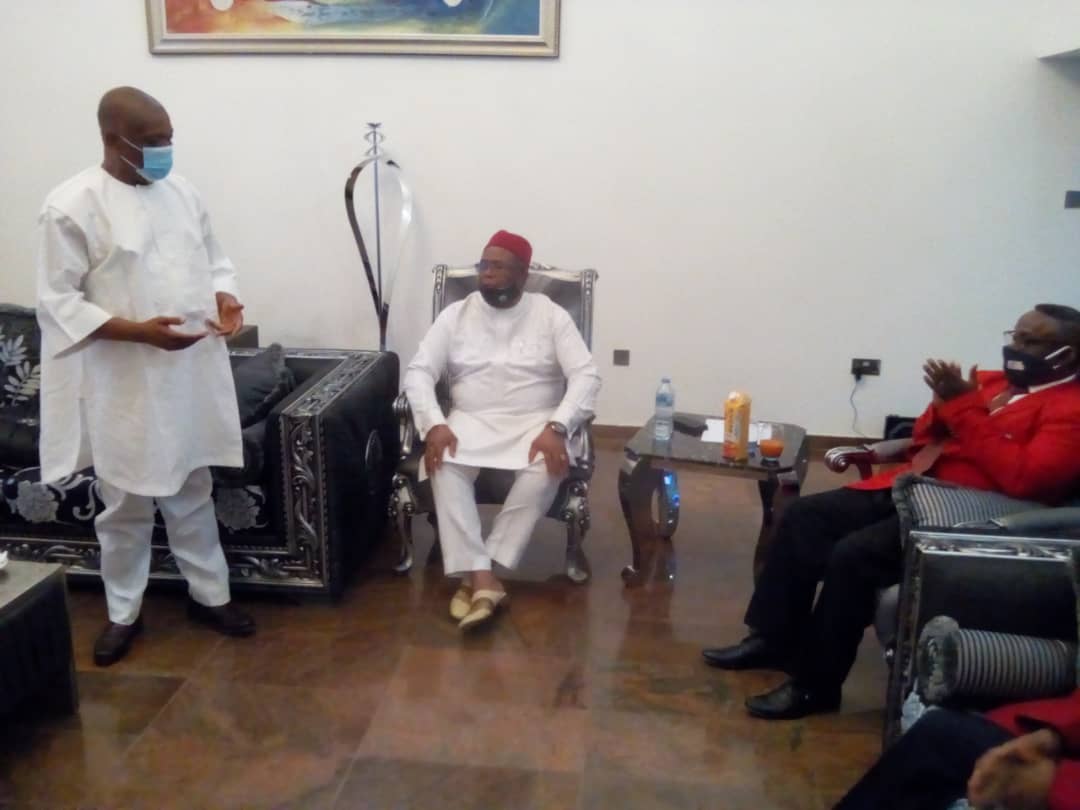 Government College Umuahia Old Boys Visit Senator Kalu In Abuja (Photos)