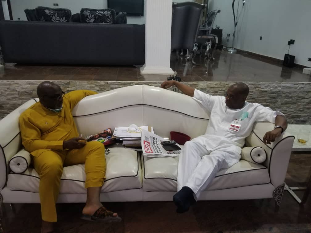 Anyim, Shettima, Suswan, Others Storm Sen Kalu's Residence (Photos)