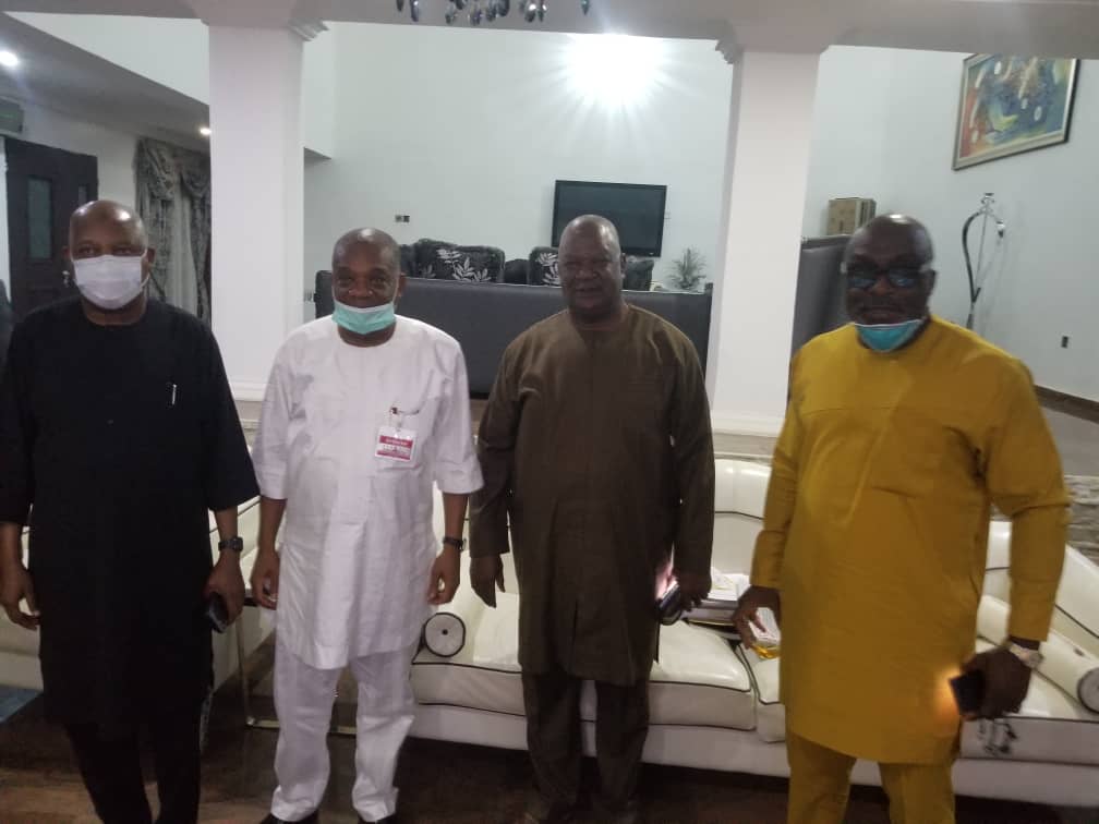 Anyim, Shettima, Suswan, Others Storm Sen Kalu's Residence (Photos)