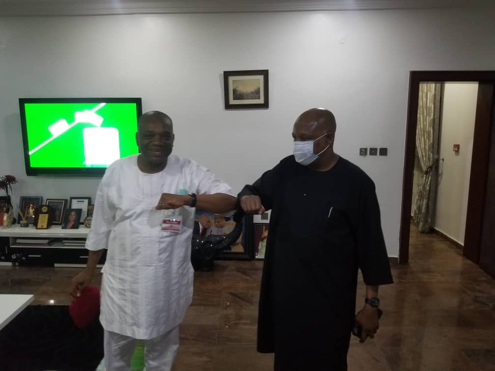 Anyim, Shettima, Suswan, Others Storm Sen Kalu's Residence (Photos)