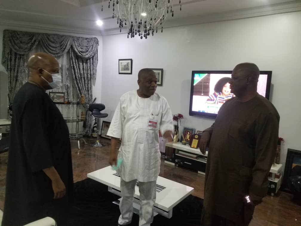 Anyim, Shettima, Suswan, Others Storm Sen Kalu's Residence (Photos)