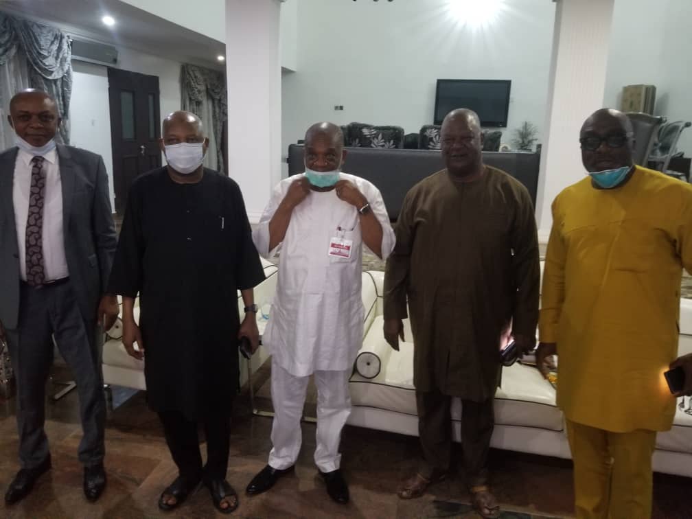 Anyim, Shettima, Suswan, Others Storm Sen Kalu's Residence (Photos)