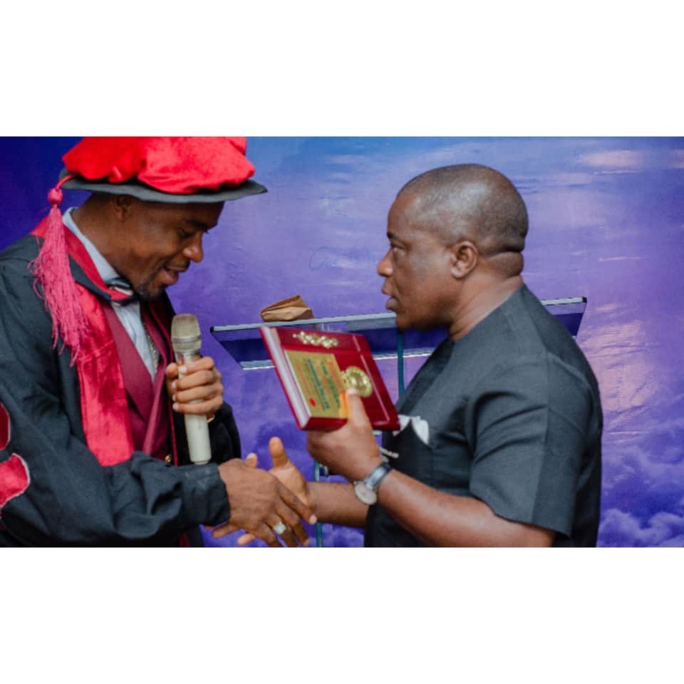 Church Confers Mayor of Peace, Lucky Igbokwe With The Pillar of God's Kingdom Award In Abia