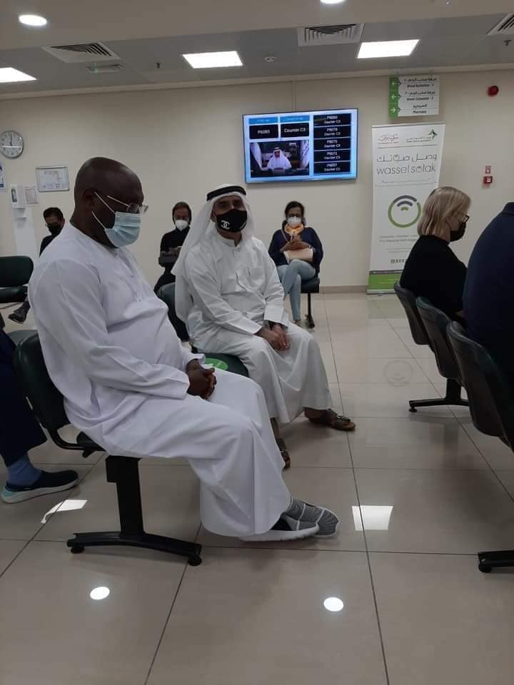 Atiku Receives Pfizer COVID-19 Vaccine In Dubai