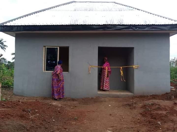 Fortune Locates Woman In Abia As Chief Daniel Okeke Gifts Her Brand New House (Photos)