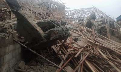 Two-Storey Accident And Emergency Building In FMC Umuahia Collapses (Photos, Video)