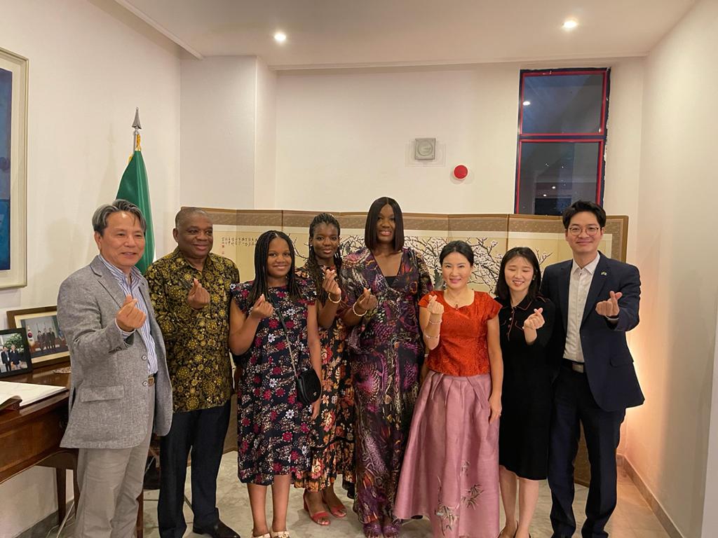 South Korean Ambassador Hosts Sen Kalu, Family (PHOTOS)