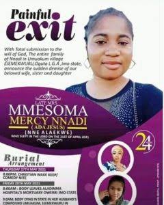 Mrs Mmesoma Mercy Nnadi,