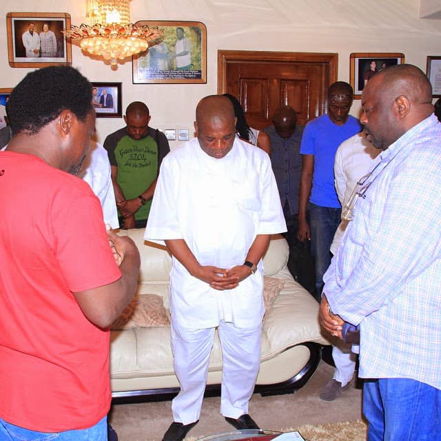 Senator Kalu Mourns TB Joshua, Shares Memorable Photos