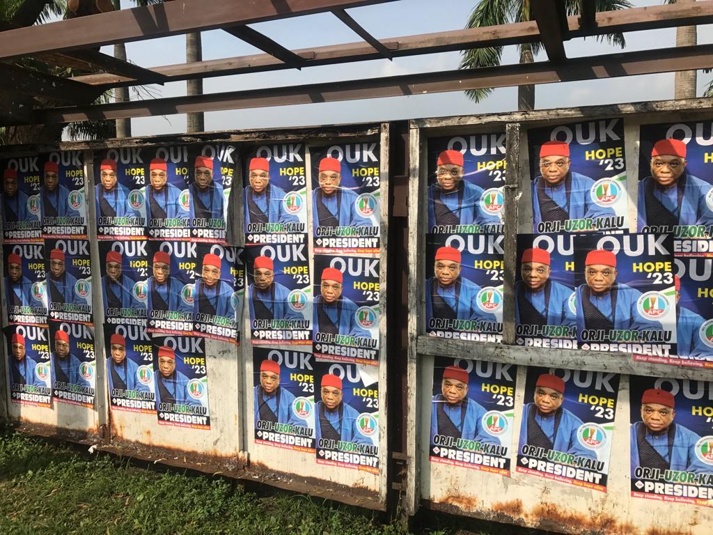 Orji Kalu's 2023 Presidential Posters Spread Across More 20 States