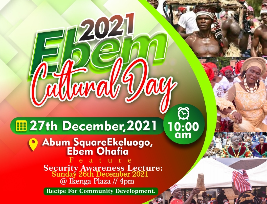 Ebem Day Opportunity For Self Assessment, Cultural Display — Paramount Ruler