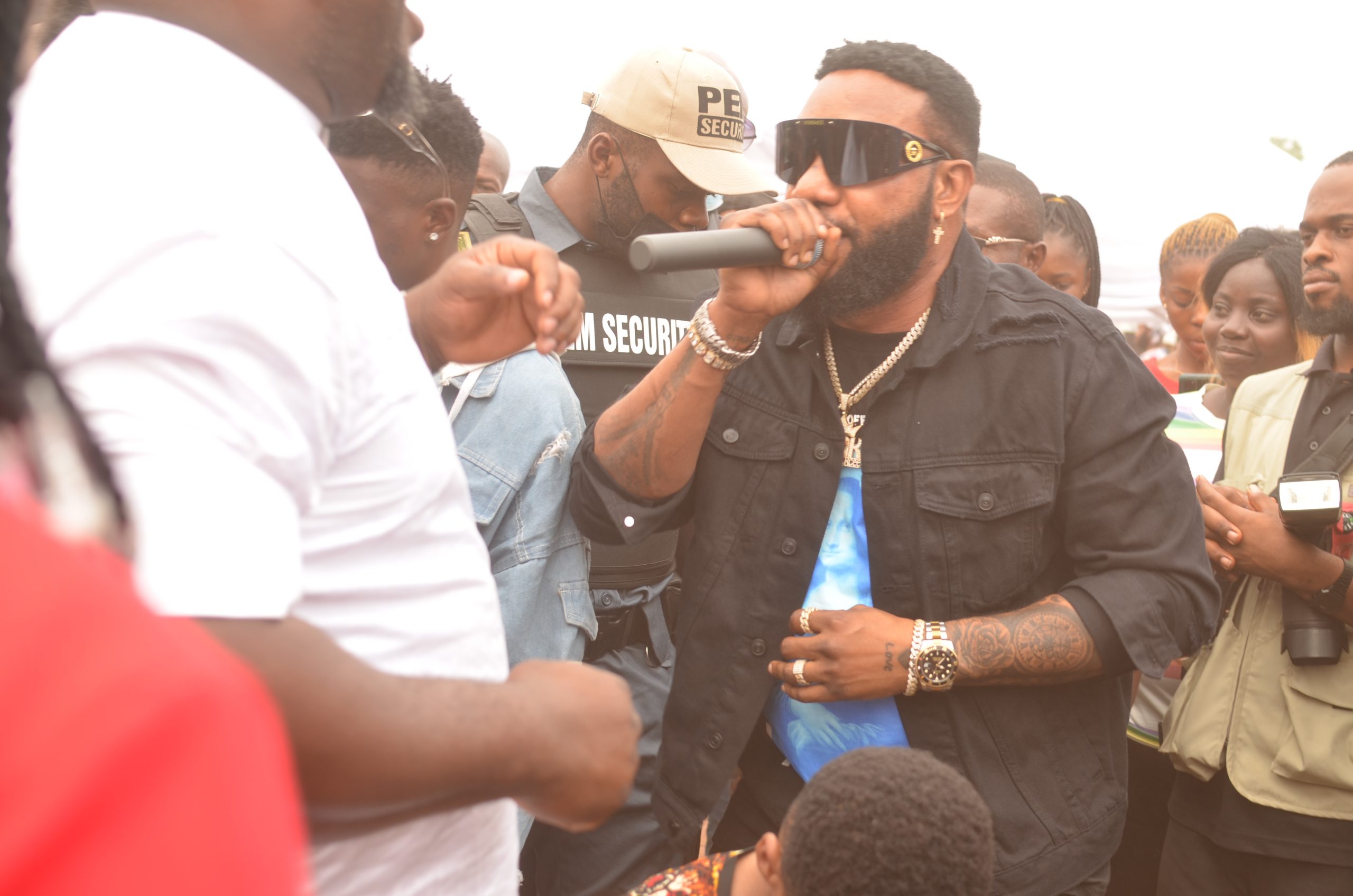 KCee Performance At Don Lulu Grand Mother's Burial (Photos, Video)