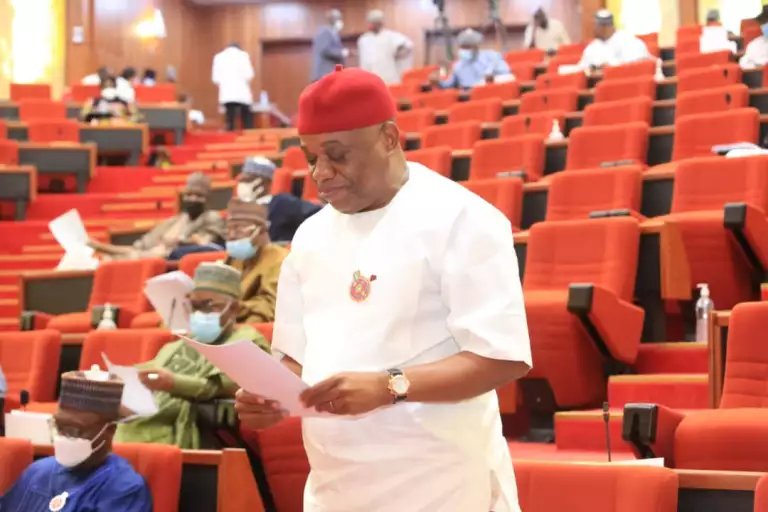 NASS: Senator Kalu’s Bill Seeking To Improve Revenue Generation Passes First Reading [VIDEO]