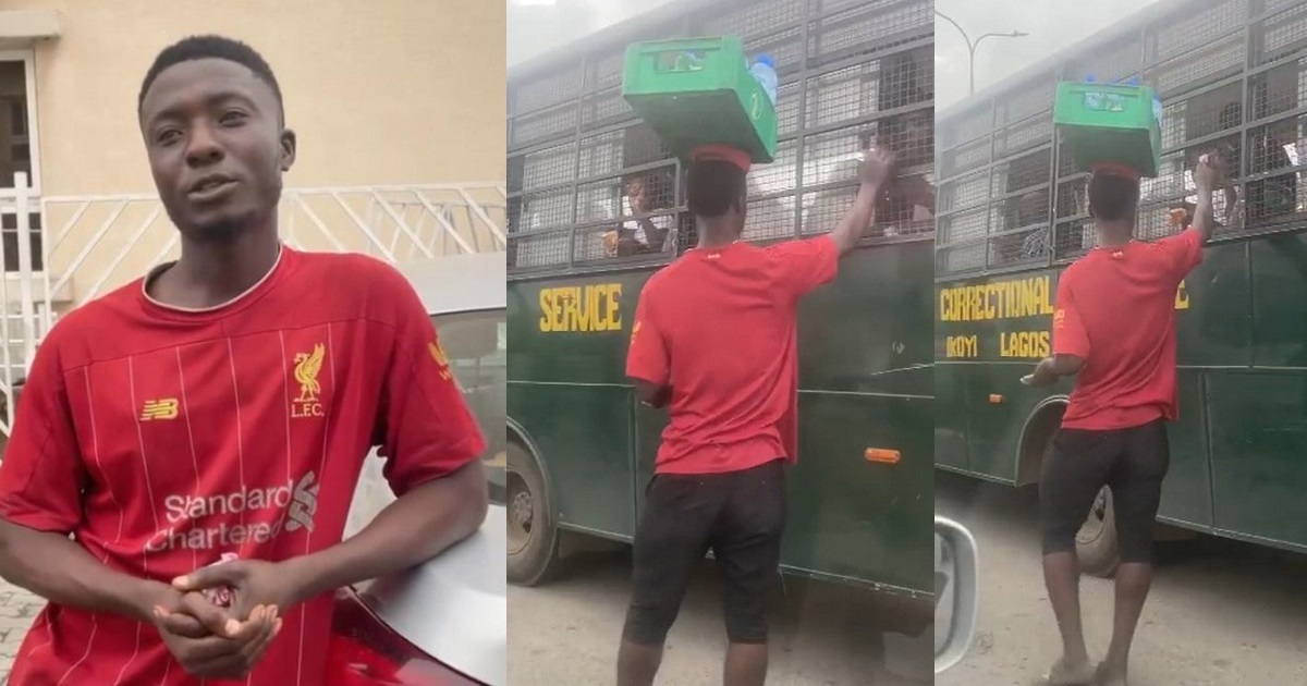 “Even Though I Am Poor, I Gave The Prisoners Money Because I Have Freedom” – Hawker In Viral Video Narrates