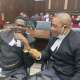 Nnamdi Kanu's Lawyers Sitted In Courtroom, Waiting For The Arrival Of IPOB Leader (PHOTOS)