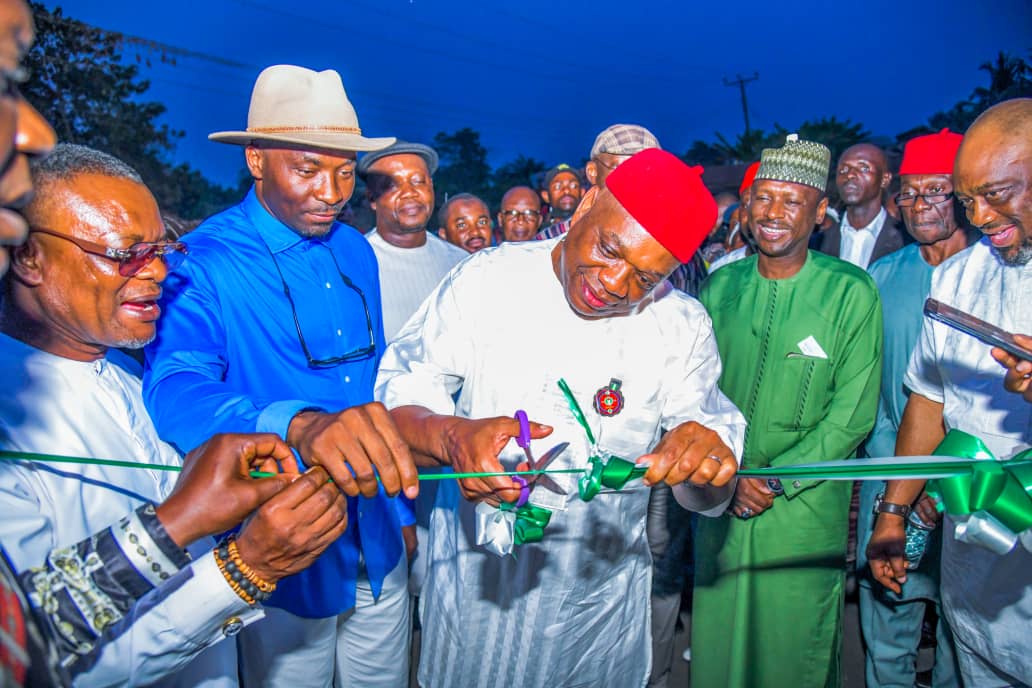 Rep. Ben Kalu Hands Over Roads That Have Not Been Tarred Before To Bende Communities After Construction