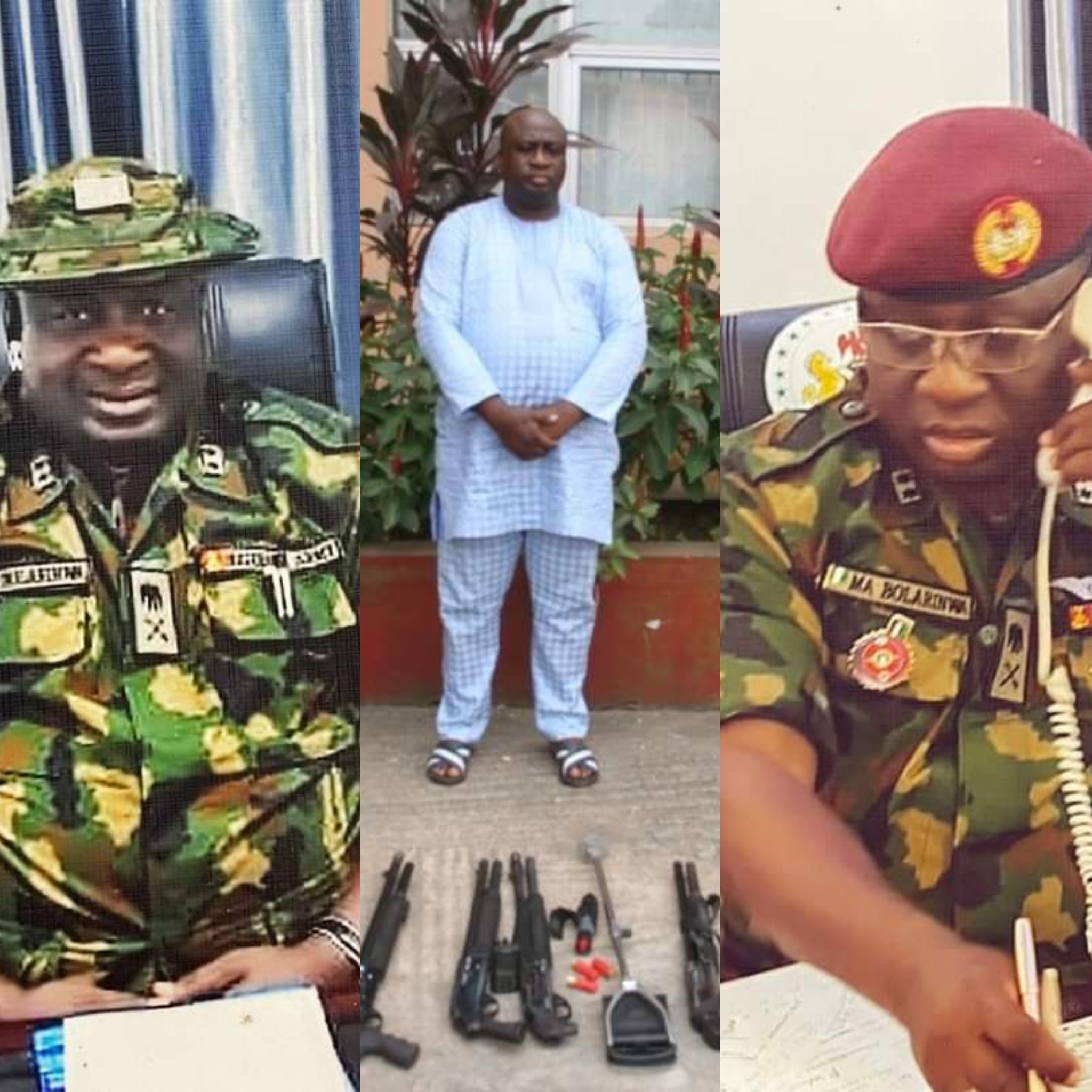 EFCC Arrests Fake Army General Who Claimed President Buhari Nominated Him As COAS For Alleged N270m Fraud (Photos)