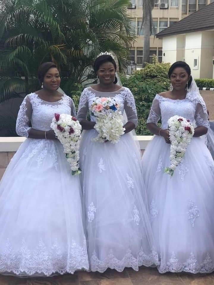 Two sets of triplets marry each other on the same day in Enugu (photos)