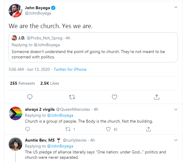 Actor John Boyega tells Christians to boycott prosperity churches