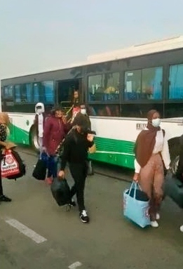 First Batch Of Ukraine-Based Nigerians Arrive Abuja