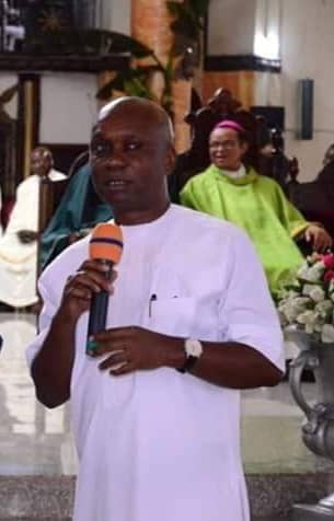Abia Speaker Rejoices With Archbishop Lucius Ugorji Over Elevation, Says It's Prophecy Come True
