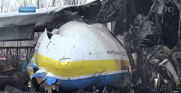 Russia Destroys World's Biggest Plane [Photos]