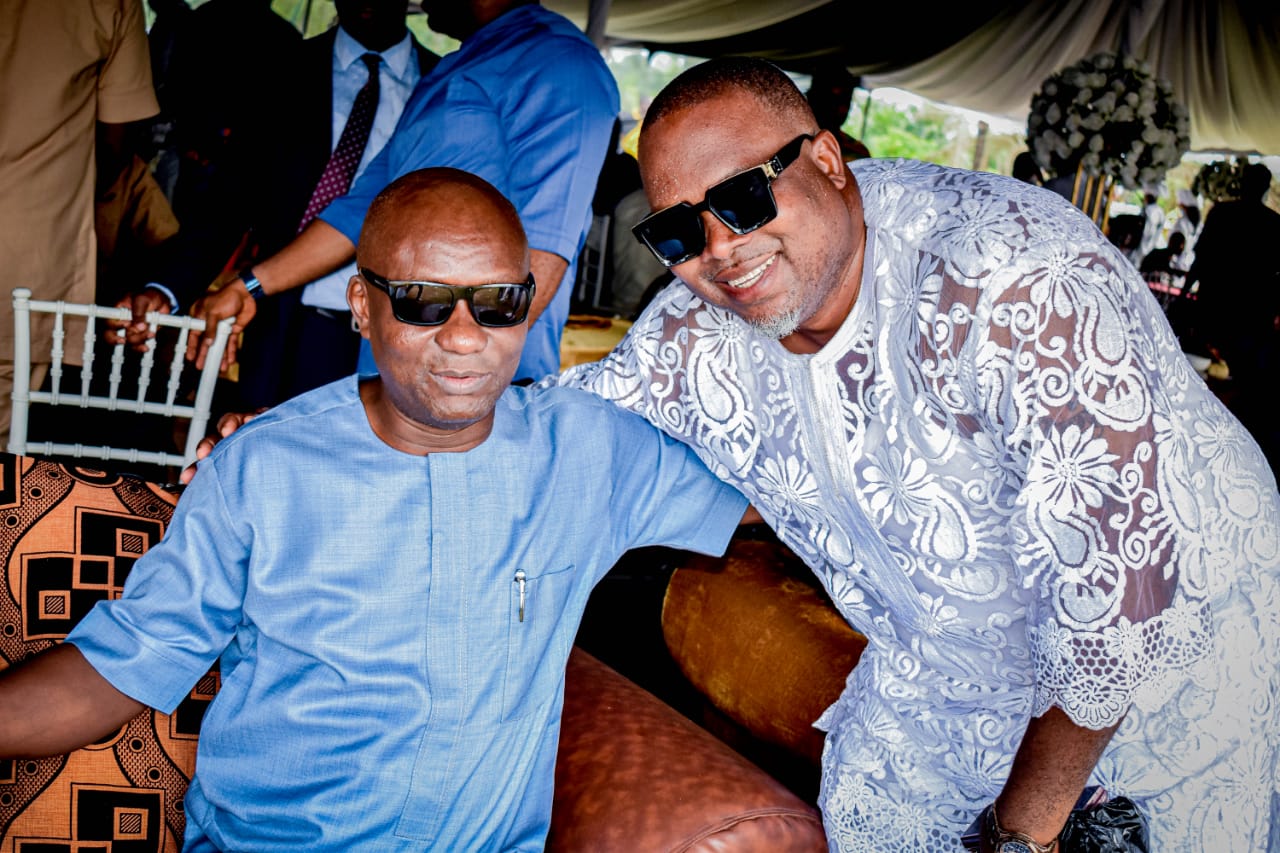 Abia Speaker Orji Condoles With Late Charles Onuzuruike's Family [PHOTOS]