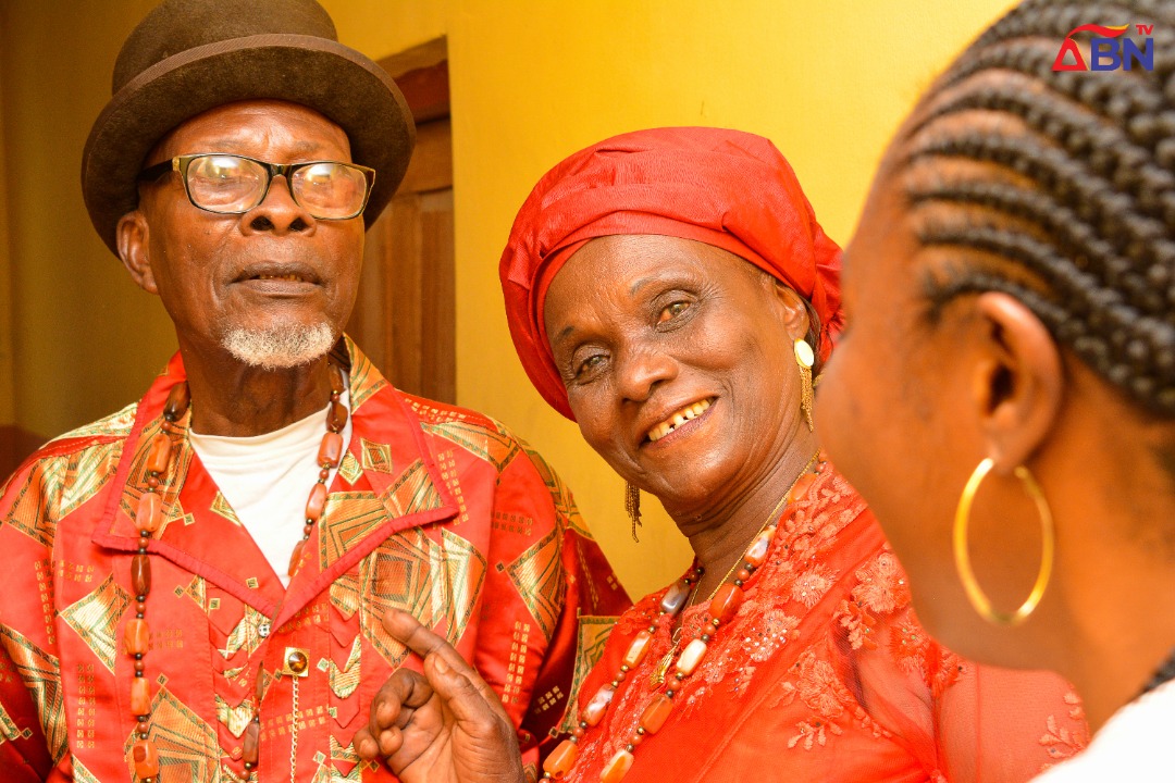 ABN TV Boss Thrills Dad, Chief Ubaka With A Surprise 82 Birthday Party (Photos, Video)