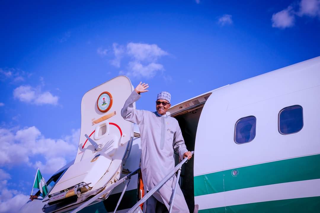 President Buhari Departs Abuja To Ghana For ECOWAS Extraordinary Summit